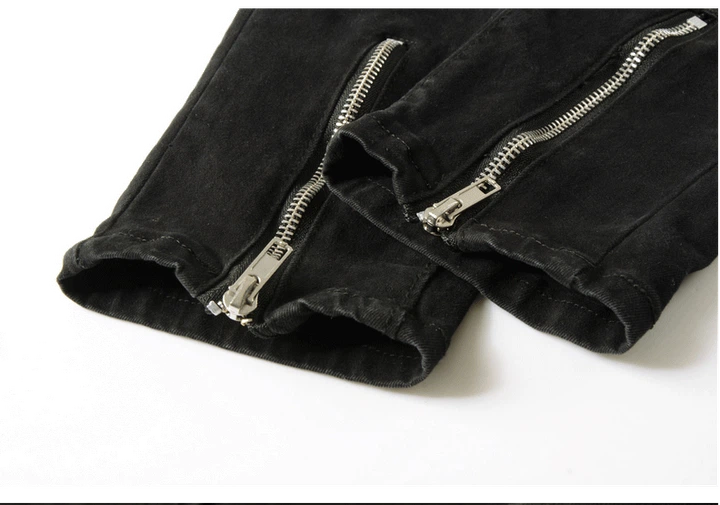 Джинси молодіжні унісекс Fashion jeans чорні 30 - зображення 5