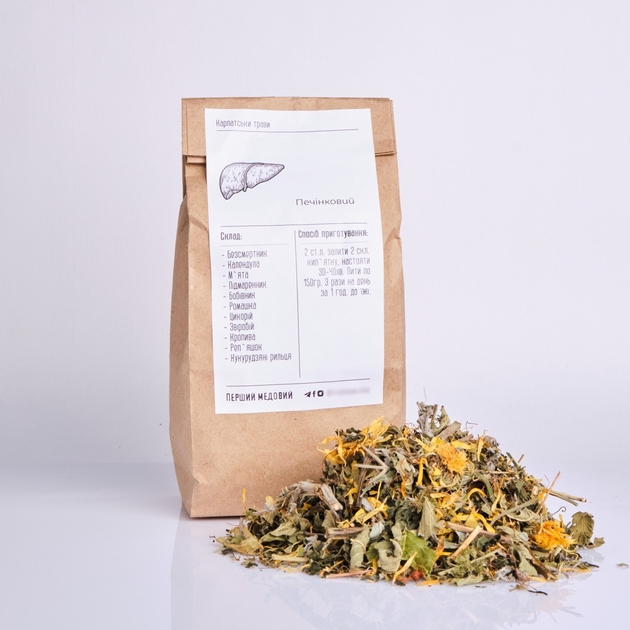 Травяной сбор печеночный Травяной чай Карпатский травяной сбор Лечебный фиточай - изображение 1