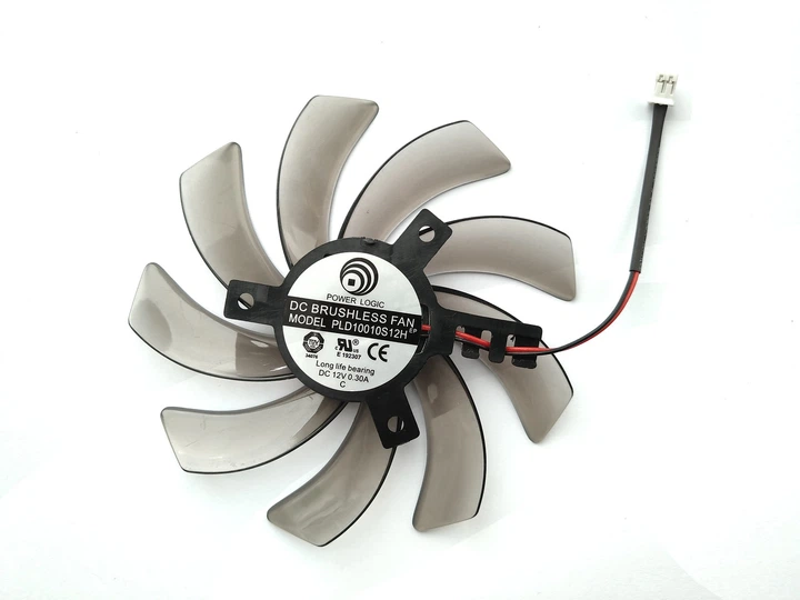 Вентилятор PowerLogic для видеокарты Gigabyte 2-pin PLD10010S12H (T129215SM) №15.1 - Фото 2 Вентилятор PowerLogic для видеокарты Gigabyte 2-pin PLD10010S12H (T129215SM) №15.1 - изображение 2