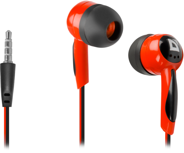 Наушники Defender Basic-604 Black-Red - Фото 1 Наушники Defender Basic-604 Black-Red - изображение 1