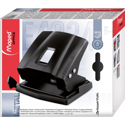 Діркопробивач Maped Essentials Metal 35 аркушів (MP.403411) - зображення 2