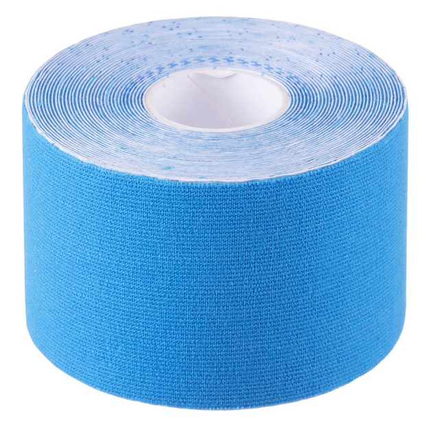 Кінезіо тейп пластир Kinesio Tape SP-Sport 5504-5 ширина 5см довжина 5м Blue - зображення 1