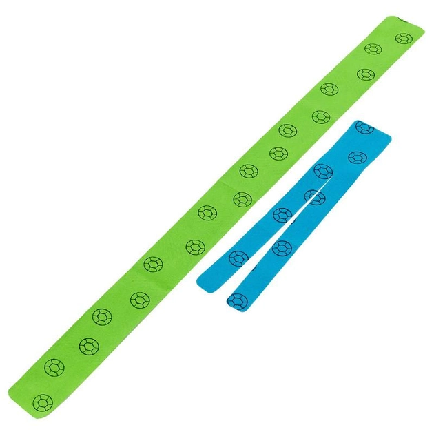 Кінезіо тейп пластир Kinesio Tape Leg 010 Blue-Green - зображення 2