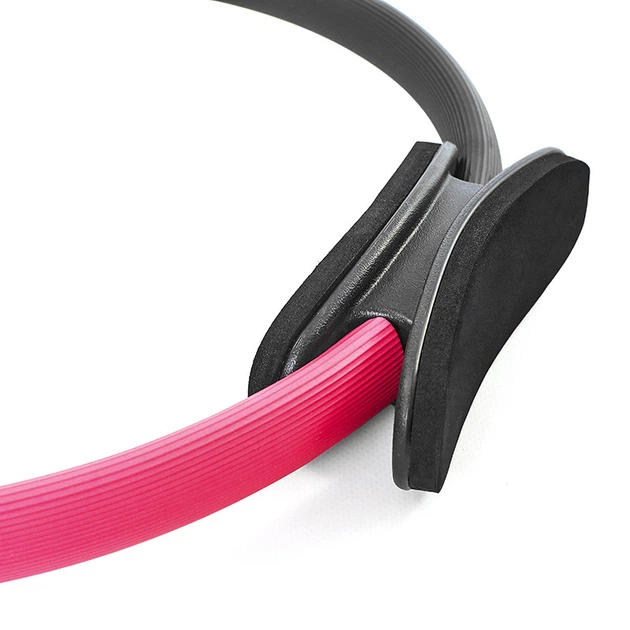 Кольцо для пилатеса Zelart Pilates Ring My Fit 6399 диаметр 38 см Pink-Black - изображение 4