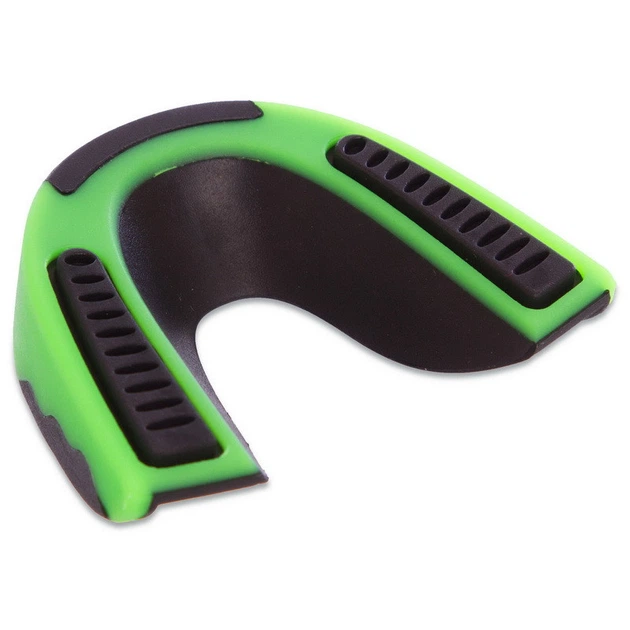 Капа боксерская односторонняя взрослая Zelart 4509 Black-Green - изображение 2