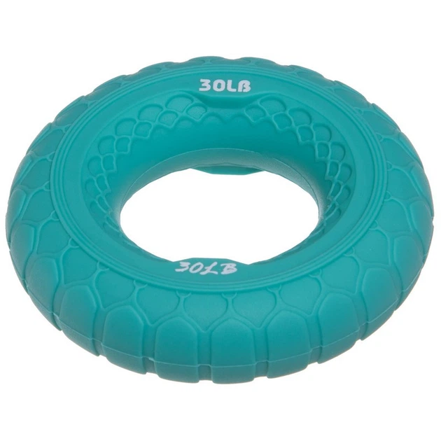 Эспандер кистевой силиконовый кольцо Zelart Jello Fit 3813 нагрузка 30LB Turquoise - изображение 2