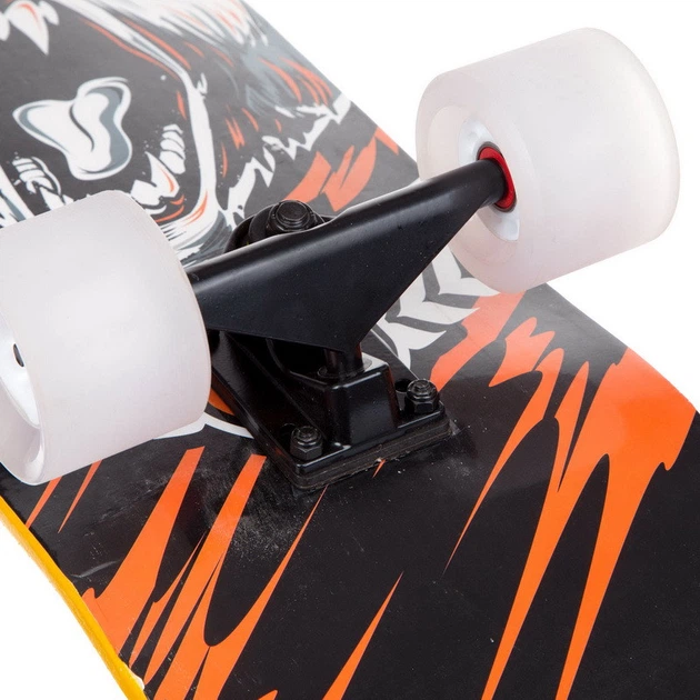 Скейтборд Skateboard Cool Bear 23 Sprinter SK-1246-5 Black-Orange-White - Фото 5 Скейтборд Skateboard Cool Bear 23 Sprinter SK-1246-5 Black-Orange-White - зображення 5