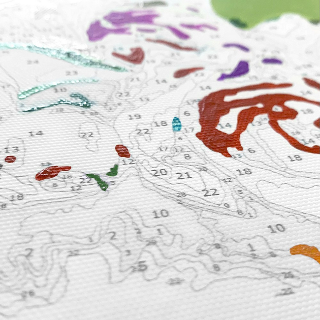 Картина по номерам 40х50 Три пышные розы (GX7903) (0096-867