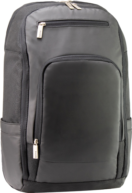 Рюкзак деловой Optima 18” Techno мужской 0.7 кг 26-35 л Черный с ...