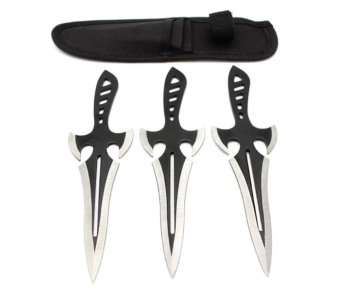 Ножі метальні Excalibur комплект 3 в 1 - зображення 2