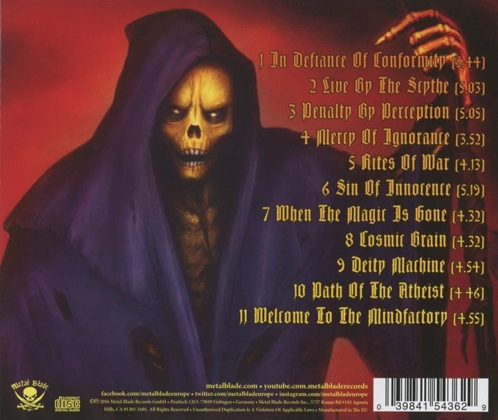 ARTILLERY – Penalty By Perception (CD, EU) - изображение 2