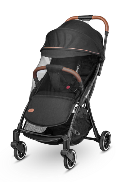 Прогулянкова коляска Lionelo JULIE ONE BLACK - зображення 5