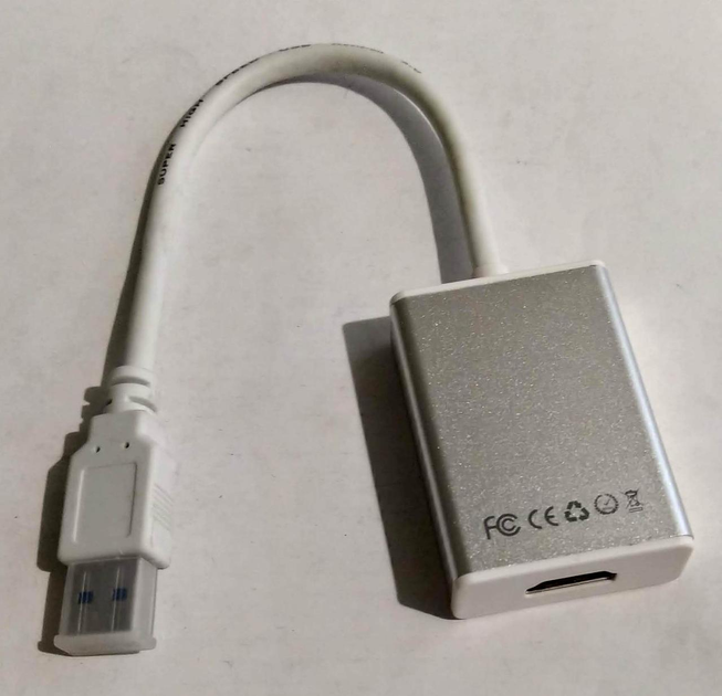 Адаптер USB \ HDMI White – фото, отзывы, характеристики в интернет ...