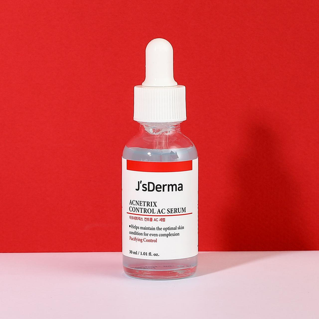 Серум успокаивающий с ниацинамидом и цинком JsDerma Acnetrix Control AC ...