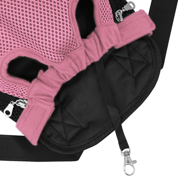 Рюкзак-кенгуру для животных Lesko SY210814 S Pink - изображение 4