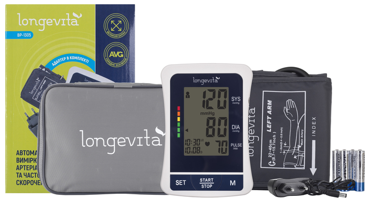 Автоматичний вимірювач тиску Longevita BP-1305 (5895839) - зображення 1