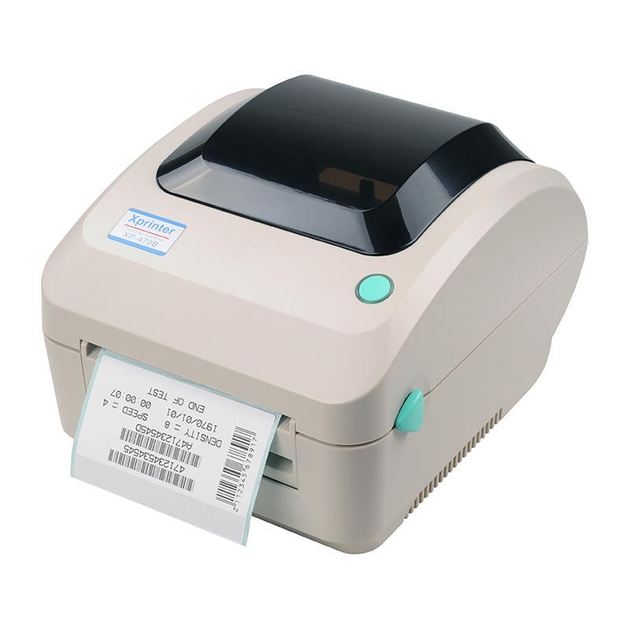 Термопринтер для печати этикеток Xprinter XP-470B White - изображение 1