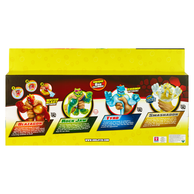 Фигурки Гуджитсу набор из 4х Goo Jit Zu All Stars 4 Pack Blazagon