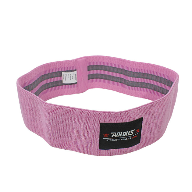 Резинка для фитнеса тканевая AOLIKES RB-3603 Pink XL эластичнная ...