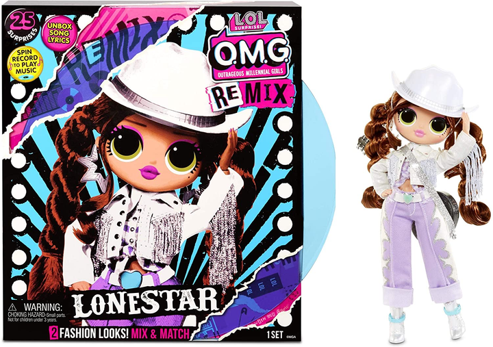 LOL Surprise OMG Remix Lonestar Fashion Doll 25 Surprises 567233