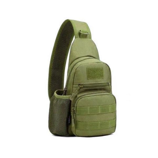 Сумка-рюкзак EDC тактична військова однолямкова X216 A14 Олива (gr_009538) - зображення 1
