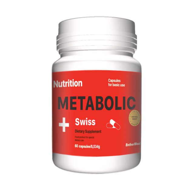Вітаміни EntherMeal Metabolic Swiss 60 капсул - изображение 1