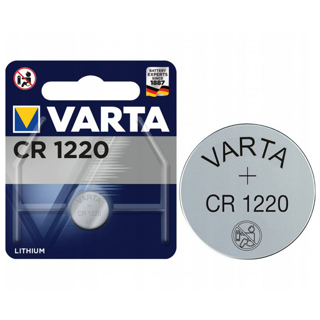 Батарейка Varta CR1220 Lithium 3V – фото, відгуки, характеристики в ...