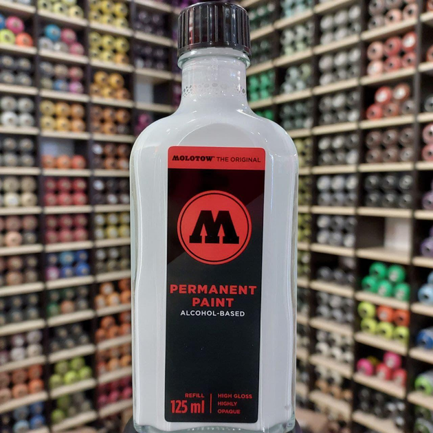 Заправка для маркеров Molotow Paint Signal White (Белый) 125мл – фото ...