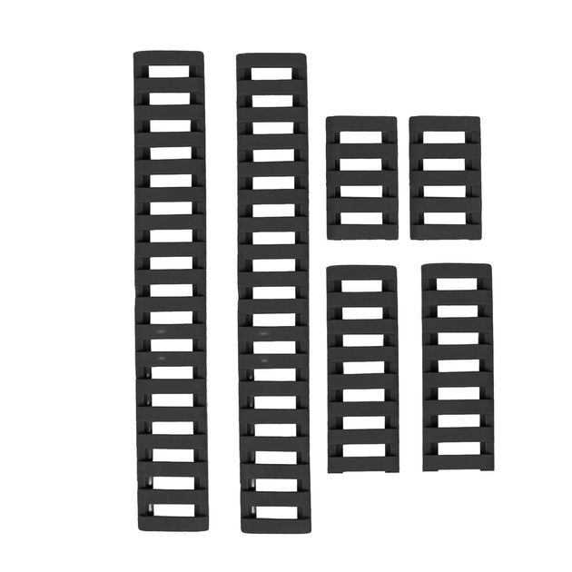 Набір накладок на цівку FMA Soft Rail Cover чорний - зображення 1