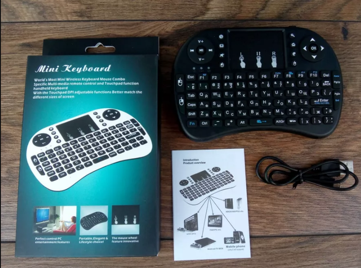 Беспроводная мини клавиатура i8 для смарт ТВ/ПК/планшетов | KEYBOARD - изображение 4
