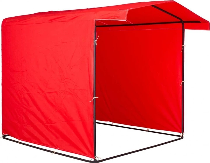 Палатка торговая Стандарт красный 200х200. Каркас диам. 16 мм – низкие ...