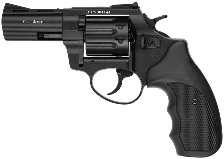 Револьвер под патрон Флобера Stalker 3 " Black (стальной барабан) - изображение 1