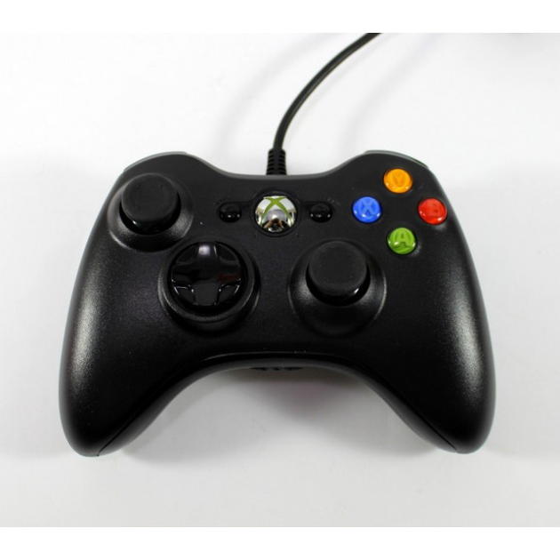 Проводной джойстик для Xbox 360 Чёрный – фото, отзывы, характеристики в ...
