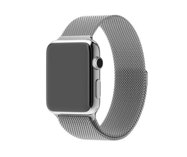 Металлический ремешок Milanese для Apple Watch 44 мм Silver (246832 ...