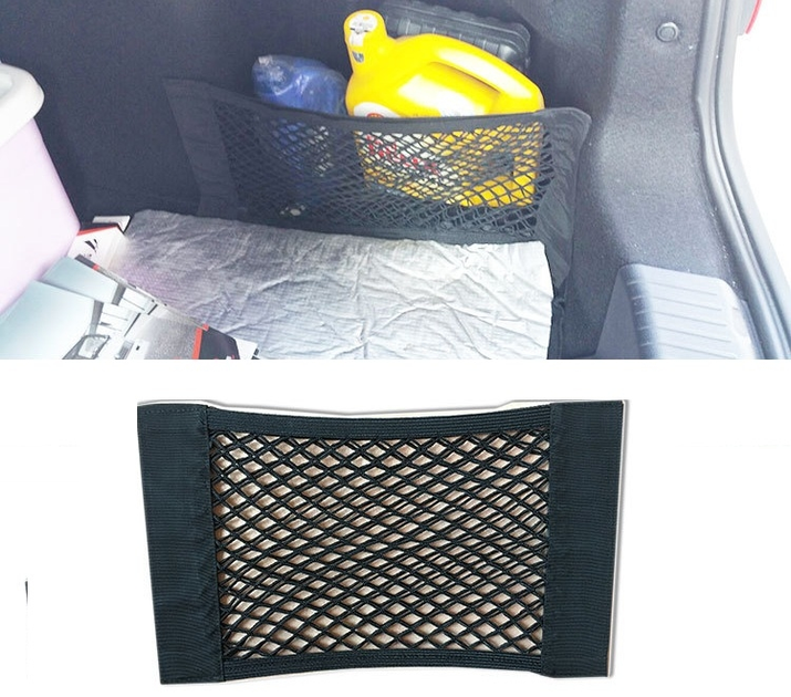 Сетка на липучках 20×25 см для багажника автомобиля