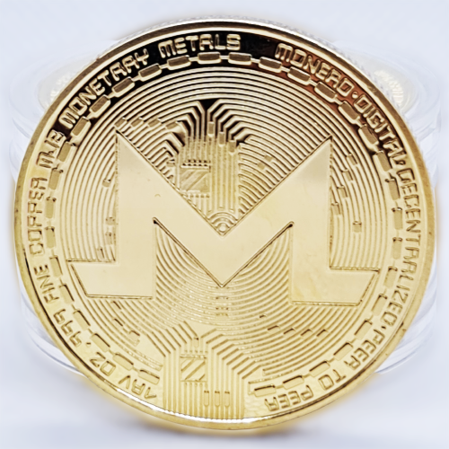 Монета сувенирная MONERO цвет: золото - Фото 1 Монета сувенирная MONERO цвет: золото - изображение 1