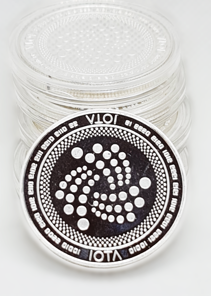 Монета сувенирная IOTA цвет: серебро - Фото 3 Монета сувенирная IOTA цвет: серебро - изображение 3