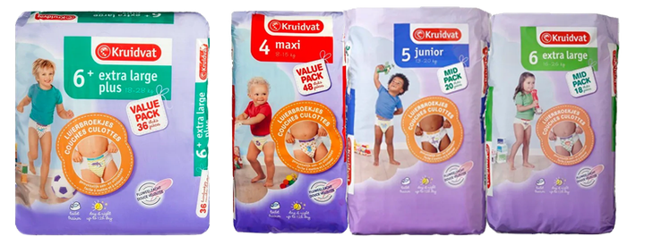 Підгузники - трусики преміум якості Kruidvat Disney Luierbroekjes junior Skin Protect 5 розмір 13-20кг 50 шт - зображення 4