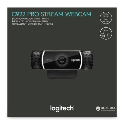 Kamera internetowa Logitech HD C922 Pro Stream EMEA (960-001088) - obraz 3