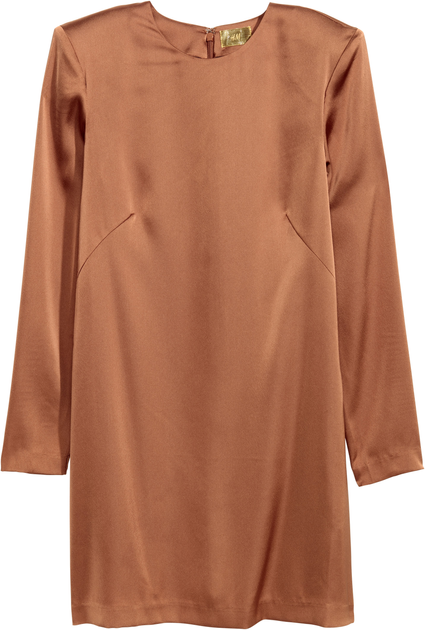 Акция на Плаття H&M XAZ175551QMUF 34 Світло-коричневе от Rozetka