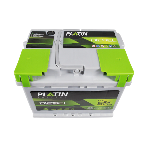 Автомобільний аккумулятор PLATIN Silver Diesel 68Ah 640A R+ - зображення 2