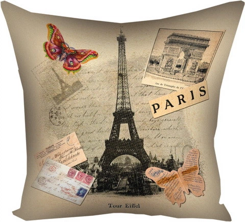 Подушка Париж 30х30 - Фото 1 Подушка Париж 30х30 - изображение 1