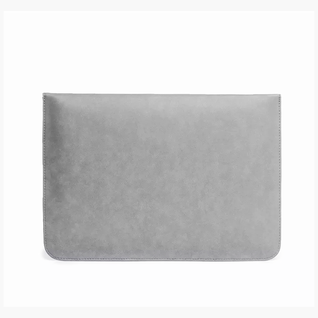 Чехол-конверт Fruct DeerSkin для ноутбука 13-13.9" Замшевый Светло-Серый - Фото 6 Чехол-конверт Fruct DeerSkin для ноутбука 13-13.9" Замшевый Светло-Серый - изображение 6