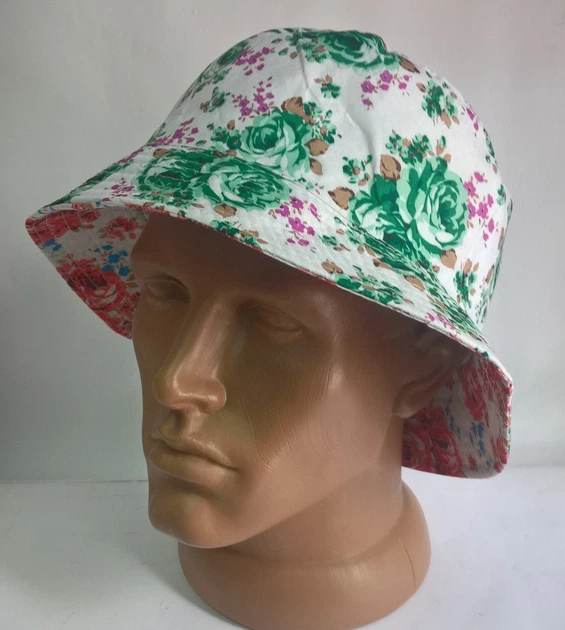 Панама летняя двухсторонняя из натуральной ткани Розы Snapback, L (57-58) Турция - Фото 1 Панама летняя двухсторонняя из натуральной ткани Розы Snapback, L (57-58) Турция - изображение 1