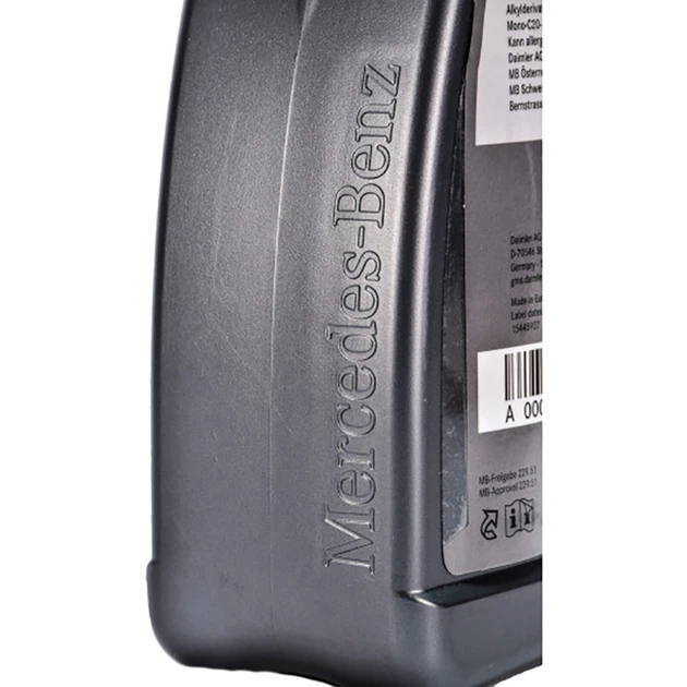 Моторное масло Mercedes Synthetic MB 229.51 (1Lх12) - изображение 2