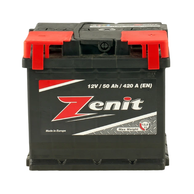 Акумулятор Zenit 50 Аh/12V А1 [- +] - зображення 2