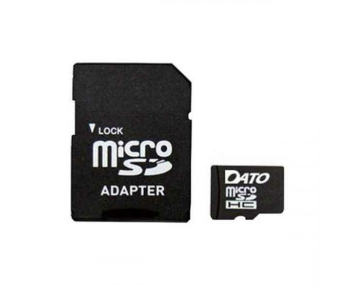 Карта пам'яті microSDHC DATO 4Gb class 4 (adapter SD) - изображение 1