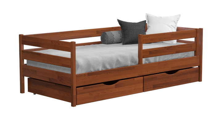 Кровать деревянная детская Нота 200х80 см Ольха – купить онлайн на ROZETKA