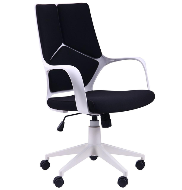 Кресло компьютерное офисное AMF Urban LB каркас белый обивка ткань ...