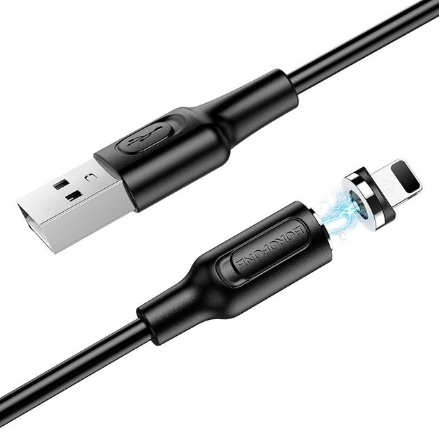 Кабель магнитный для зарядки телефона Lightning Apple Iphone BOROFONE ...